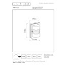 Lucide L148260130 vonkajšie nástenné svietidlo PRIVAS E27