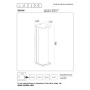 Lucide L158080130 vonkajšie nástenné svietidlo SLIGO E27