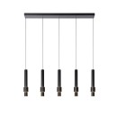 Lucide 24402/30/30 MARGARY závesné stropné svietidlo LED 5x4,2W | 2300lm | 2700K- čierna