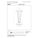 Lucide L275040230 LED vonkajšie stolné svietidlo RENEE | 2,2W integrovaný LED zdroj | 212lm | 2700K
