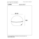 Lucide L275050230 LED stolná lampička CLIPPER  | 2,2W integrovaný LED zdroj | 147lm | 2700K