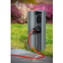 Lucide 27849/12/29 záhradný napájací stĺpik Powerpoint Type F IP44 - antracit