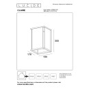 Lucide L278830131 vonkajšie nástenné svietidlo CLAIRE  E27