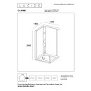 Lucide L278831131 vonkajšie nástenné svietidlo CLAIRE  E27