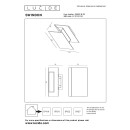 Lucide L288021530 LED vonkajšie nástenné svietidlo SWINDON | 16W integrovaný LED zdroj | 600lm | 2700K