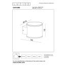 Lucide L288030130 vonkajšie nástenné svietidlo OXFORD G9