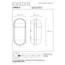 Lucide L298970131 vonkajšie nástenné svietidlo CAPSULE E27