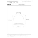 Lucide L301880130 prisadené stropné svietidlo NOLAN  E27