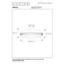Lucide 30192/45/30 RAYCO prisadené stropné svietidlo D450mm 1xE27 - čierna