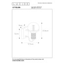 Lucide 30271/01/30 nástenné svietidlo Ottelien 1x60W | E27