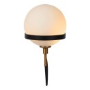 Lucide 30293/01/30 FELINE dekoratívna nástenná lampa 1xG9 | IP44 - čierna, opál