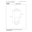 Lucide L305628130 stolná lampička HERMAN  E27