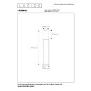 Lucide L307628130 stojacia lampa HERMAN  E27