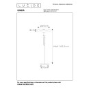 Lucide 30770/02/02 stojaca lampa Giada 2x40W | E27