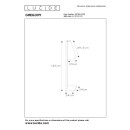 Lucide L307958138 stojacia lampa GREGORY  E27