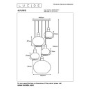 Lucide L344380561 závesné stropné svietidlo JULIUS  E27