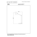 Lucide L366220330 LED stolná lampička TIPIK  | 3W integrovaný LED zdroj | 240lm | 2700K