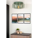 Lucide 45148/45/37 MELOPEE prisadené stropné svietidlo D450mm | 1xE27 - tyrkysová