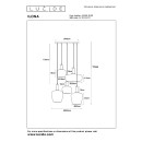 Lucide L454081599 závesné stropné svietidlo ILONA  E27