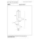 Lucide L454091330 závesné stropné svietidlo MAYA  E27