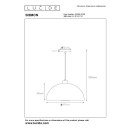 Lucide L454960130 závesné stropné svietidlo SIEMON  E27