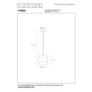 Lucide L454972002 závesné stropné svietidlo FIRMIN  E27