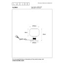 Lucide L455080162 stolná lampička ILONA  E27