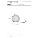 Lucide 45586/20/62 stolná lampička Maloto 1x40W | E27