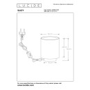 Lucide 45588/01/30 stolná lampička Suzy 1x40W | E14