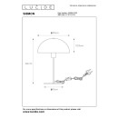 Lucide L455960133 stolná lampička SIEMON  E14