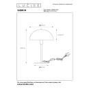 Lucide L455960135 stolná lampička SIEMON  E14