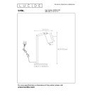 Lucide L455990130 stolná lampička SYBIL  GU10