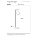 Lucide L457940165 stojacia lampa JOANET  E27