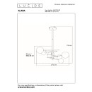 Lucide L464170630 závesné stropné svietidlo ALARA  G4 | 2700K