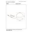 Lucide L465160153 stolná lampička CATO  E27