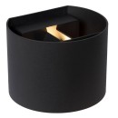 Lucide 69201/06/30 LED nástenná bodová lampa Axi 1x6W | 350lm | 2700K | IP54 - černá, kov