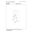 Lucide L734001630 závesné stropné svietidlo MIKAELA  E14