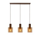 Lucide 74405/03/62 závesné stropné svietidlo Toledo 3x60W | E27