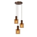 Lucide 74405/13/62 závesné stropné svietidlo Toledo 3x60W | E27