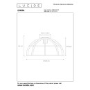Lucide L761644030 prisadené stropné svietidlo DIKRA  E27