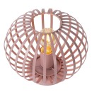 Lucide 78593/25/66 lampička Merlina 1x40W | E27 - ružová, kov, vypínač na kábli