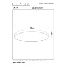 Lucide L791858031 LED prisadené stropné svietidlo UNAR  | 80W integrovaný LED zdroj | 5000lm | 2700K