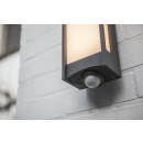 Lutec 5193002118 LED vonkajšie nástenná lampa so senzorom pohybu Qubo 1x13W | 3000K | IP54