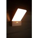 Lutec 5289001118 LED vonkajšie nástenná lampa Pano 1x16W | 3000-5000K | IP54 - top dizajn, nastaviteľný odtieň bielej