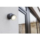 Lutec 5626101125 LED vonkajšie nástenná lampa Trumpet 1x8W | 4000K | IP54 - s nastaviteľnou hlavou