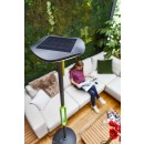 Lutec 6910802335 LED vonkajšie prenosná solárna lampa Poppy 1x8W | 3000K | IP54 - nevšedný dizajn, bluetooth reproduktor