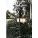 Lutec 7193801118 LED vonkajšie otočná stojaca lampa Cuba 1x23W | 3000K | IP54 - 2 nastaviteľné hlavy