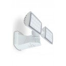 Lutec 7629401331 LED vonkajší reflektor s kamerou a senzorom Peri 1x32W | 5000K | IP54 - inteligentný, 2 nastaviteľné hlavy