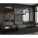 Italux MD18001067-30A GD LED závesné stropné svietidlo Provenza | 72 W integrovaný LED zdroj | 3000K