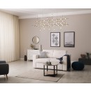 Italux MD18001067-55A GD LED závesné stropné svietidlo Provenza | 132 W integrovaný LED zdroj | 3000K